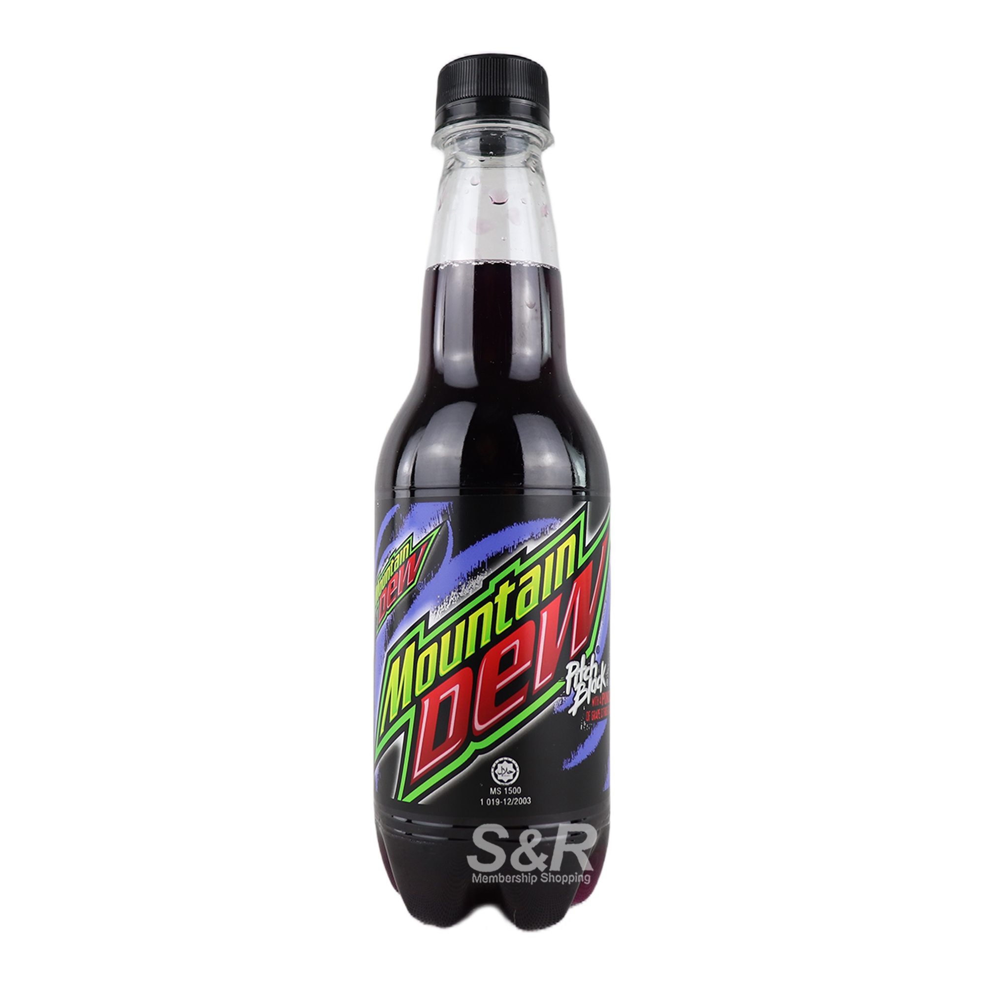 Mountain Dew Pitch Black Carbonated Drink 400mL